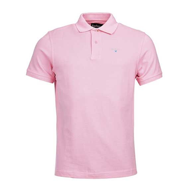 Barbour Sports Polo Shirt- Pink